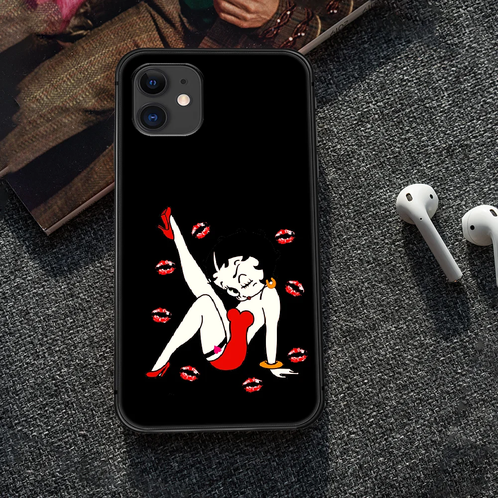American Cartoon Betty Boop Phone Case Cover Hull For iphone 5 5s se 2020 6 6s 7 8 12 mini plus X XS XR 11 PRO MAX black Cell
American Cartoon Betty Boop Phone Case Cover Hull For iphone 5 5s se 2020 6 6s 7 8 12 mini plus X XS XR 11 PRO MAX black Cell