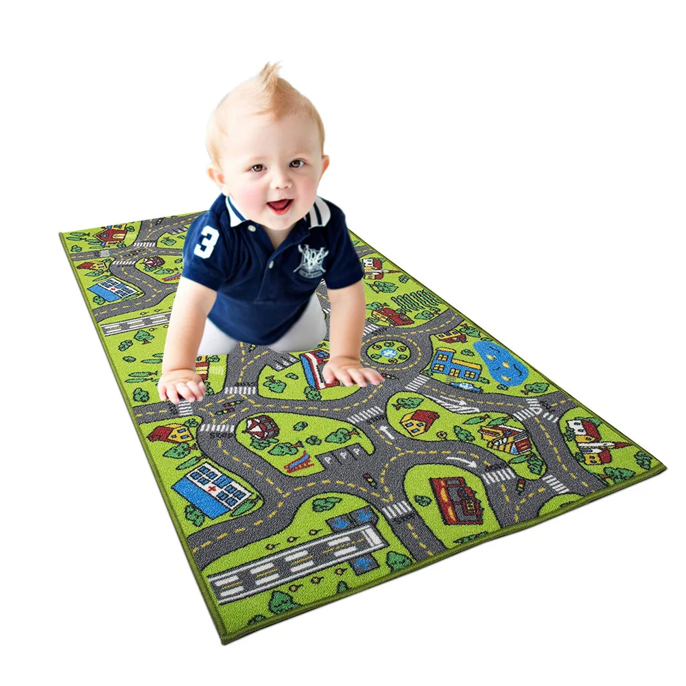 Kid Indoor Car Rug for Toy Cars Playroom and Classroom Multi Color Activity Play Mat Safe and Fun Play Rug for Boys and Girls
Kid Indoor Car Rug for Toy Cars Playroom and Classroom Multi Color Activity Play Mat Safe and Fun Play Rug for Boys and Girls