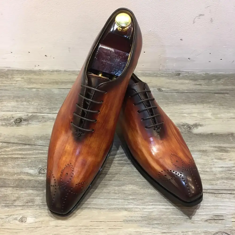 Autumn Mens Formal Shoes Leather Oxford Shoes For Men Dressing Wedding Men Brogues Office Shoes Lace Up Male Zapatos De Hombre 
Autumn Mens Formal Shoes Leather Oxford Shoes For Men Dressing Wedding Men Brogues Office Shoes Lace Up Male Zapatos De Hombre