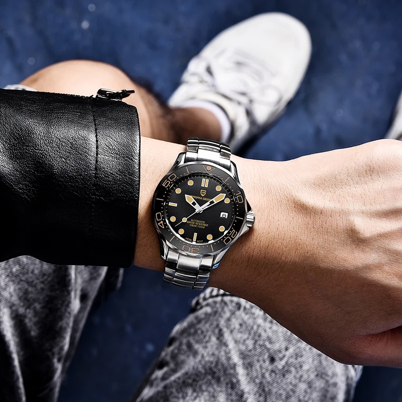 PAGANI DESIGN New Top Brand Automatic Watches for men mechanical wristwatch Japan NH35A Movement 2020 (Blue accept reservation)
PAGANI DESIGN New Top Brand Automatic Watches for men mechanical wristwatch Japan NH35A Movement 2020 (Blue accept reservation)