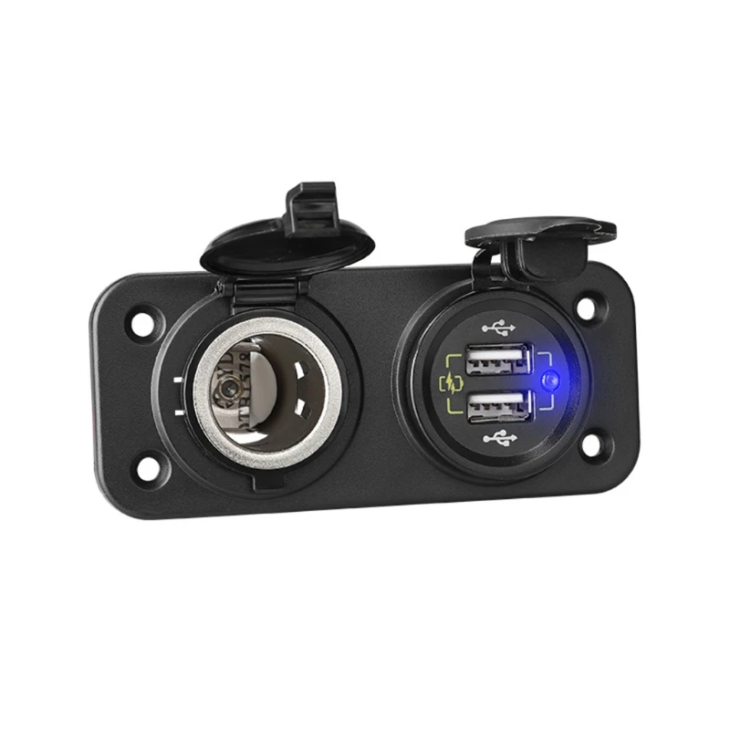Автомобильный адаптер питания, прикуриватель, 12-24 В, двойной USB QC3.0, зарядный гнездо для телефона, зарядные устройства для яхты, RV, автомобиля
Автомобильный адаптер питания, прикуриватель, 12-24 В, двойной USB QC3.0, зарядный гнездо для телефона, зарядные устройства для яхты, RV, автомобиля