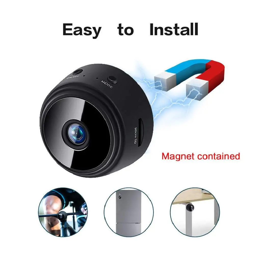

Mini HD 1080P Wireless WiFi Video Record DV Home Security Night Vision IP Magnetic Camera Surveillance Remote Detection