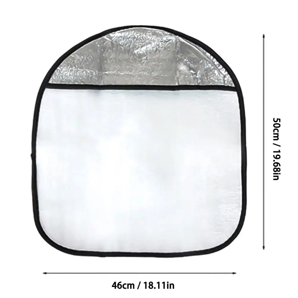 44x50cm Car Steering Wheel Anti-Heat Sun Shade Cover High Quality Silver Double Thick Sun-proof Anti-UV protect Parasol Shield
44x50cm Car Steering Wheel Anti-Heat Sun Shade Cover High Quality Silver Double Thick Sun-proof Anti-UV protect Parasol Shield