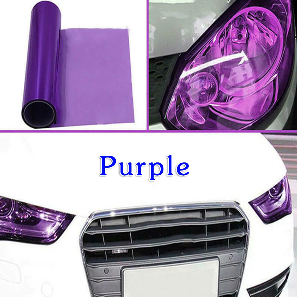 Purple 30*180cm Car Headlight Taillight Fog Light Tint Film Vinyl Waterproof Interior Decorations Car Accessories
Purple 30*180cm Car Headlight Taillight Fog Light Tint Film Vinyl Waterproof Interior Decorations Car Accessories