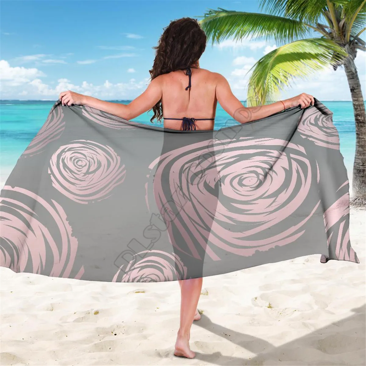 Gray abstract spiral Sarong 3D printed Towel Summer Seaside resort Casual Bohemian style Beach Towel
Gray abstract spiral Sarong 3D printed Towel Summer Seaside resort Casual Bohemian style Beach Towel