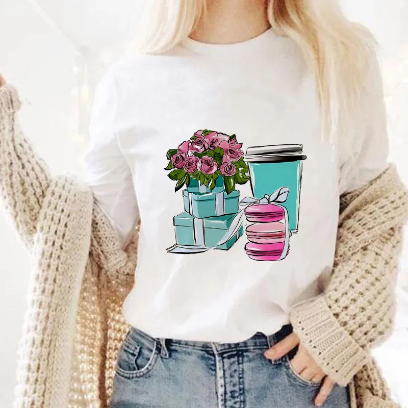 Women T-shirt Fashion harajuku Gift Flower Print Female Tees White O-neck Short sleeve Casual Summer Ladies tshirts 2021 XXXL
Women T-shirt Fashion harajuku Gift Flower Print Female Tees White O-neck Short sleeve Casual Summer Ladies tshirts 2021 XXXL