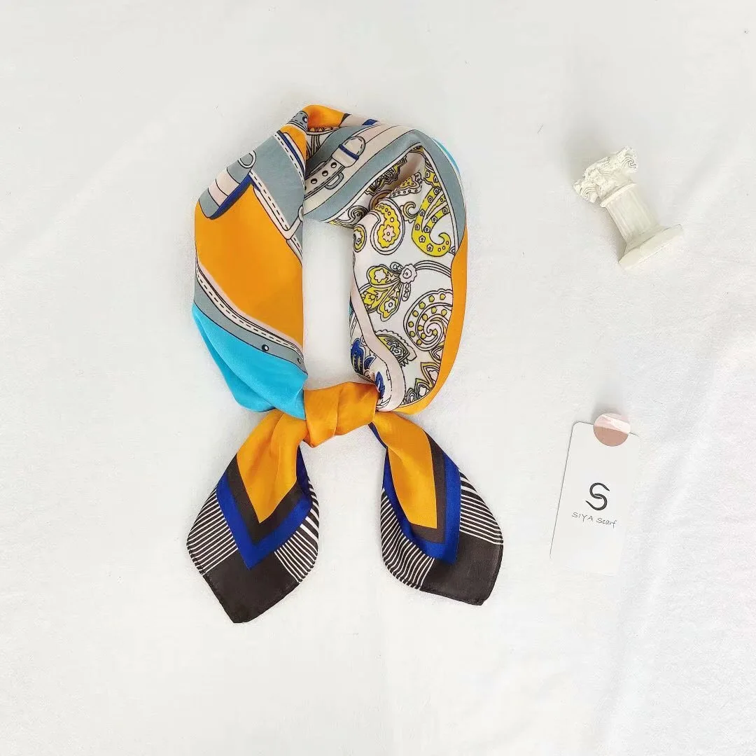 70*70cm Luxury Satin Silk Head Scarves Girls Fashion Kerchief Hair Square Headband Neck Bag Accessories Ladies Dropship Wraps
70*70cm Luxury Satin Silk Head Scarves Girls Fashion Kerchief Hair Square Headband Neck Bag Accessories Ladies Dropship Wraps