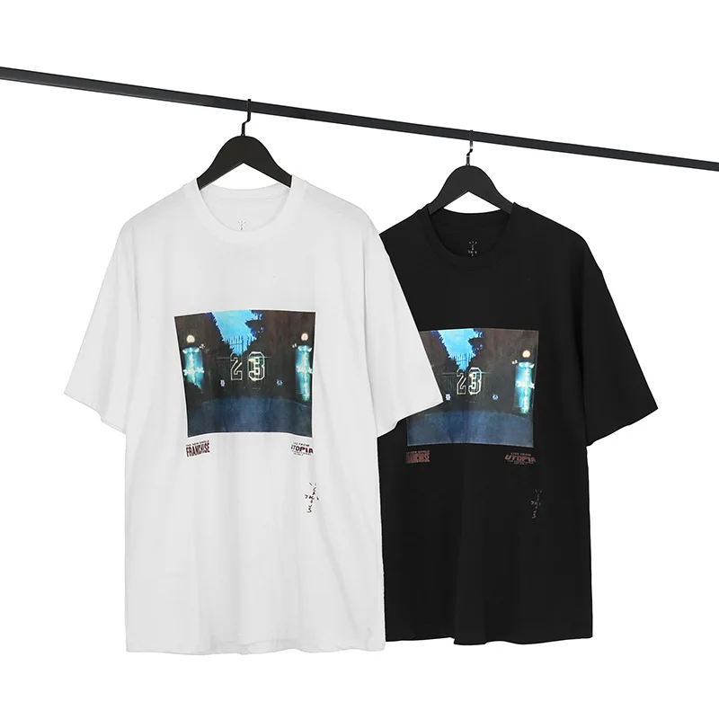 American high street digital direct jet printing T-shirt loose Street Travis scott23 Short Sleeve Tee
American high street digital direct jet printing T-shirt loose Street Travis scott23 Short Sleeve Tee
