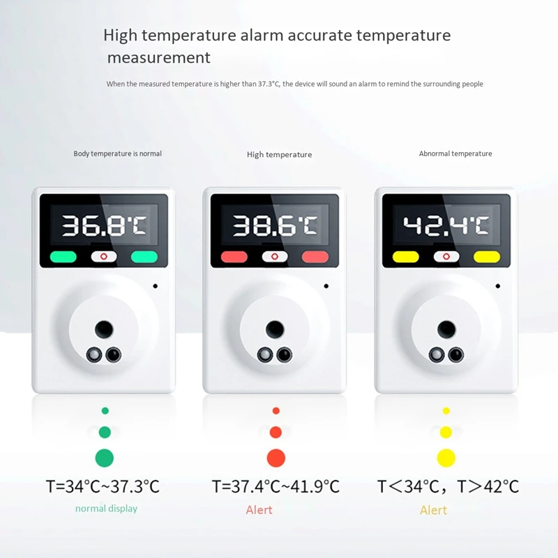 K1 Mini Portable Wall Mounted Infrared Automatic Induction Thermometer No Contact Precise Thermodetector
K1 Mini Portable Wall Mounted Infrared Automatic Induction Thermometer No Contact Precise Thermodetector