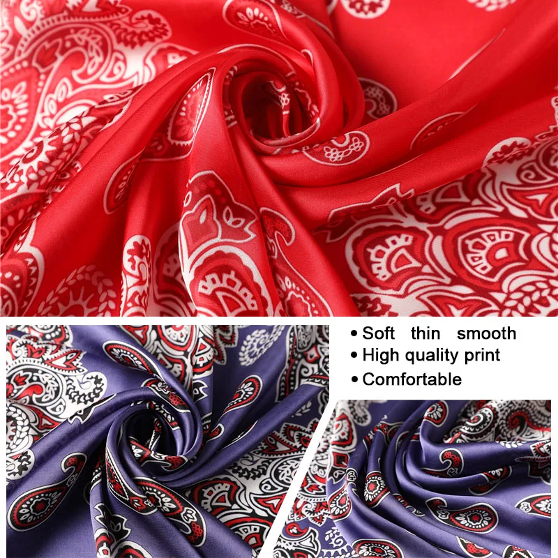 High quality silk scarf for women print neck scarfs office lady foulard head band fashion bandana femme hand kerchief
High quality silk scarf for women print neck scarfs office lady foulard head band fashion bandana femme hand kerchief