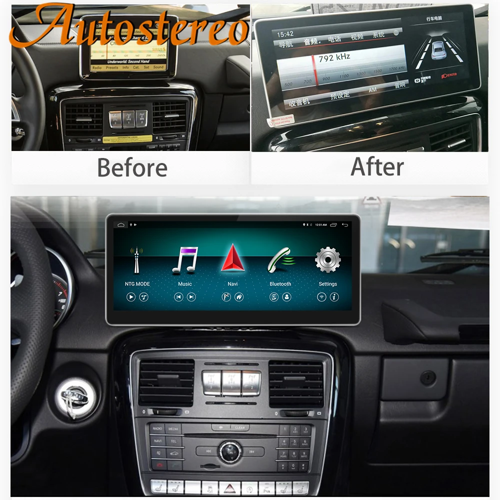 Android10 128 6GB RAM For Mercede Benz G W463 G350 G500 G550 2012-2019 Car GPS Navigation Auto Stere Multimedia Player Head Unit
Android10 128 6GB RAM For Mercede Benz G W463 G350 G500 G550 2012-2019 Car GPS Navigation Auto Stere Multimedia Player Head Unit