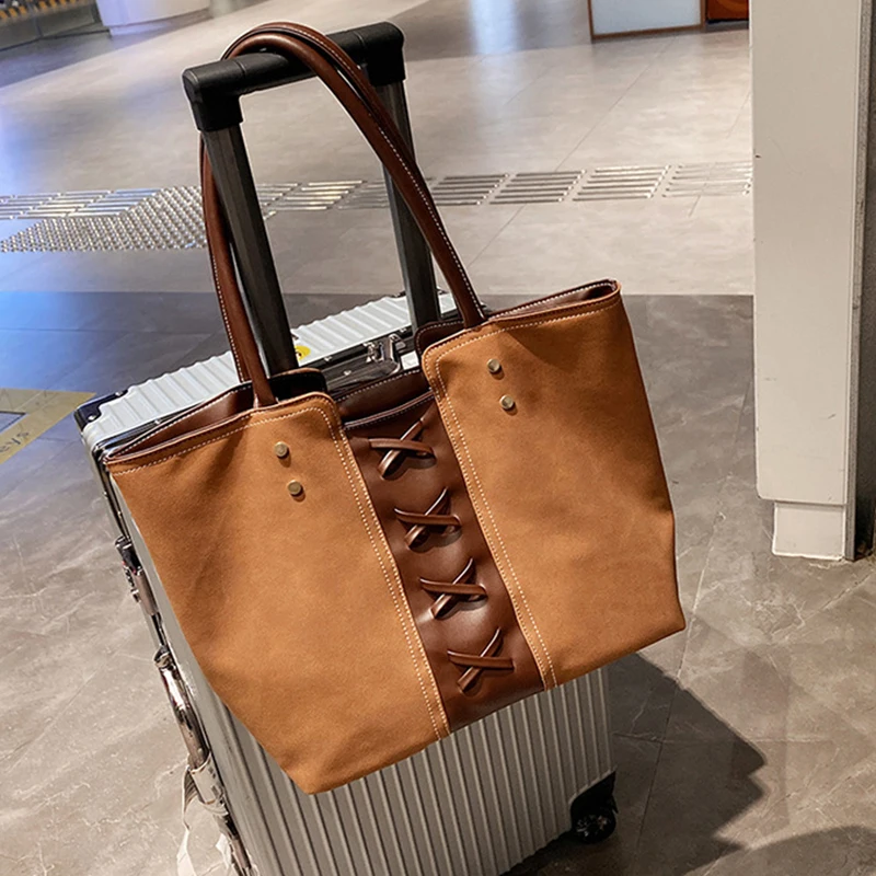 Vintage Matte Canvas Tote Bags for Women Handbags and Purses Fashion Rivet Ladies Shoulder Bags Large Capacity Female Travel Bag
Vintage Matte Canvas Tote Bags for Women Handbags and Purses Fashion Rivet Ladies Shoulder Bags Large Capacity Female Travel Bag