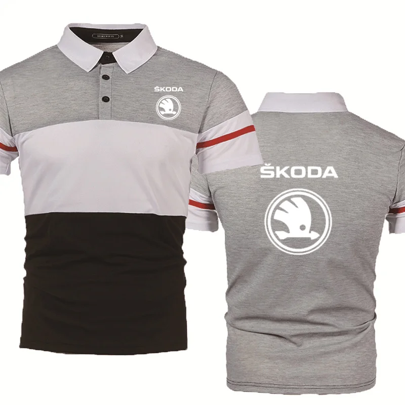 NEW Summer Fashion casual Men's short sleeve Skoda Car Logo Printed High Quality Cotton Gradient casual Men's polo shirt
NEW Summer Fashion casual Men's short sleeve Skoda Car Logo Printed High Quality Cotton Gradient casual Men's polo shirt