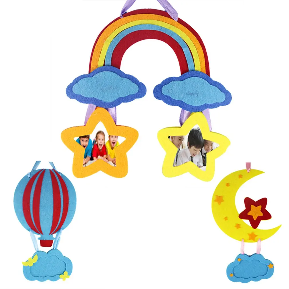 1PCS Children Creative Nonwoven fabric Hanging Decorative Picture Frame DIY Handmade Crafts Art Toys Interactive Material Bag
1PCS Children Creative Nonwoven fabric Hanging Decorative Picture Frame DIY Handmade Crafts Art Toys Interactive Material Bag