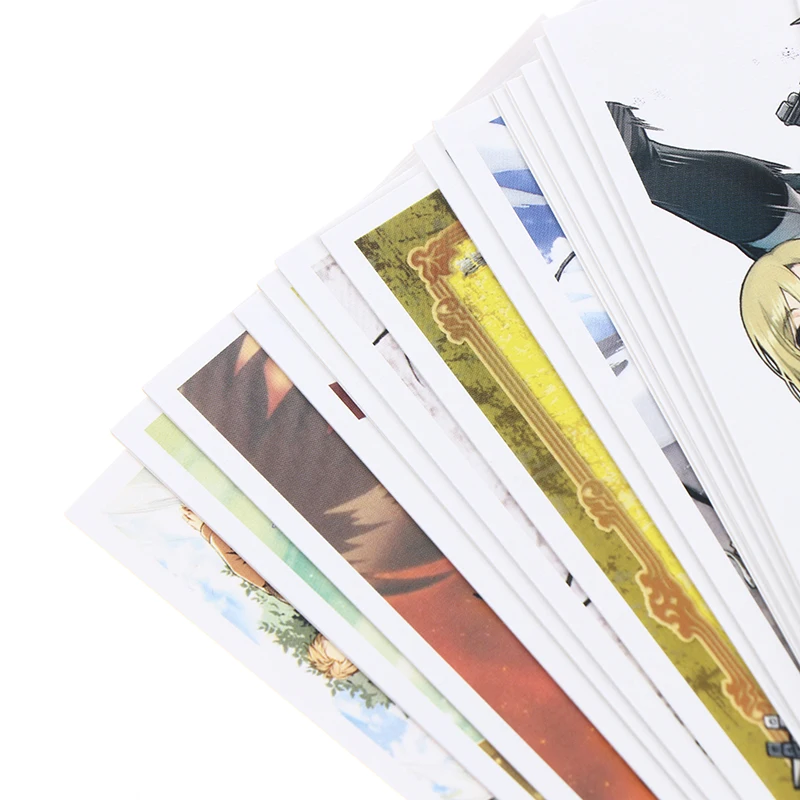 340pcs Anime Postcards Attack on Titan Cards Greeting Card Message Card Toys Collection Card
340pcs Anime Postcards Attack on Titan Cards Greeting Card Message Card Toys Collection Card