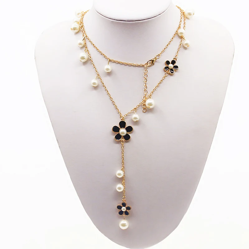 2021 Hottest New Fashion Plum Five Feaf Flowers Necklaces Pearl Beaded Sweater Chain Long Statement Necklaces For Women Jewelry
2021 Hottest New Fashion Plum Five Feaf Flowers Necklaces Pearl Beaded Sweater Chain Long Statement Necklaces For Women Jewelry