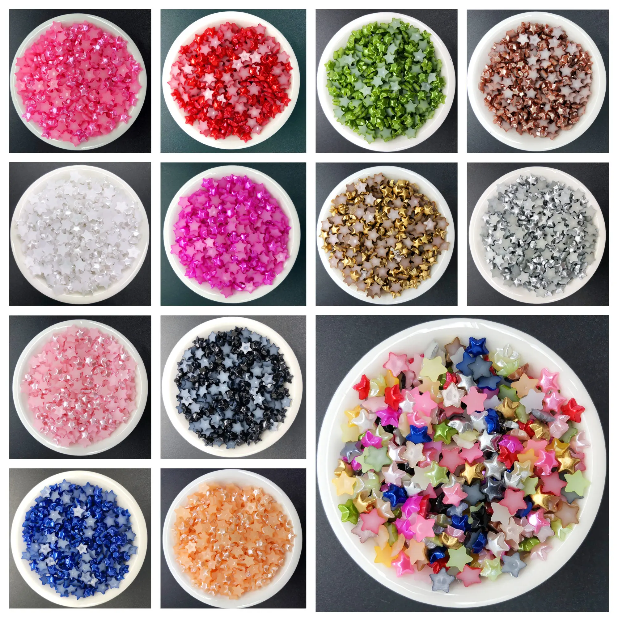 HOT DIY 200pcs 6MM Small Multicolor Smooth Resin Star Flat Back Scrapbooking Craft
HOT DIY 200pcs 6MM Small Multicolor Smooth Resin Star Flat Back Scrapbooking Craft