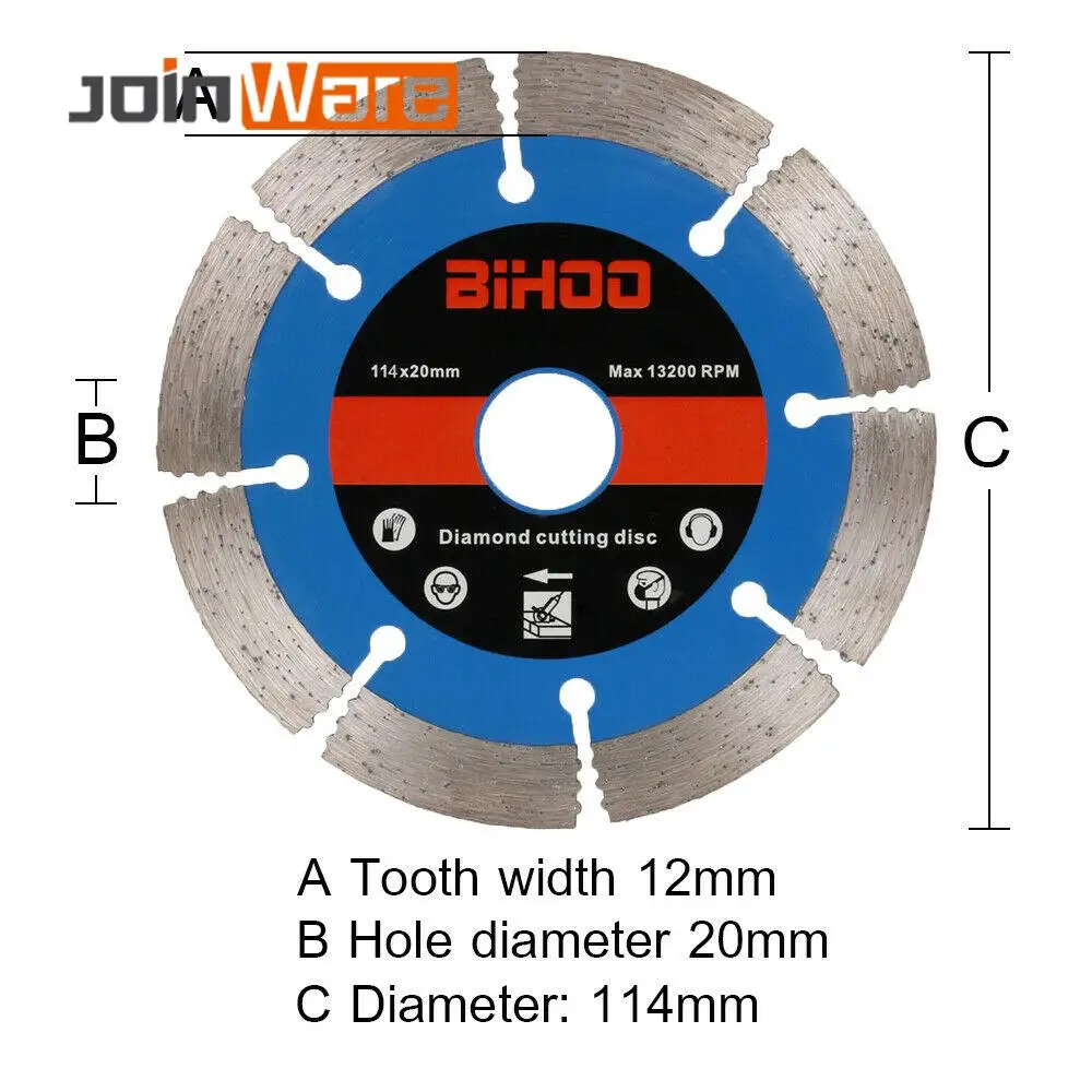 114mm Diamond Circular Saw Blade Dry Cutting Granite Stone Cutting Disc Saw Blade Ceramic Tile Granite Cutter durable Tool 
114mm Diamond Circular Saw Blade Dry Cutting Granite Stone Cutting Disc Saw Blade Ceramic Tile Granite Cutter durable Tool