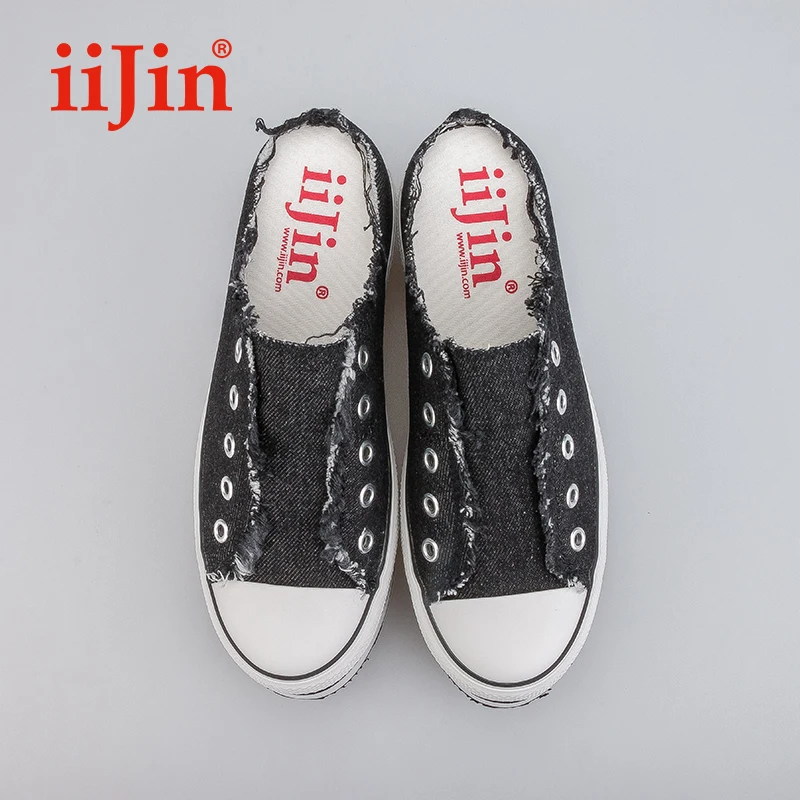 iiJin spring canvas lazy slip on increased height thick bottom one-step platform loafers female women's shoes chaussures femme
iiJin spring canvas lazy slip on increased height thick bottom one-step platform loafers female women's shoes chaussures femme