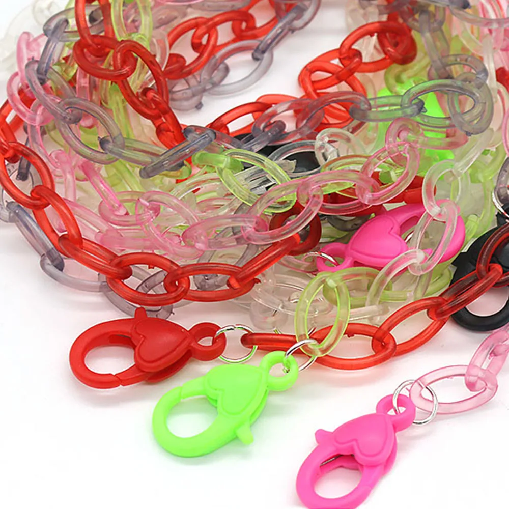Sosookk DIY Colorful Acrylic Chain Candy Color Plastic Lobster Clasp Handmade Necklace Connector Fashion Jewelry Accessories
Sosookk DIY Colorful Acrylic Chain Candy Color Plastic Lobster Clasp Handmade Necklace Connector Fashion Jewelry Accessories