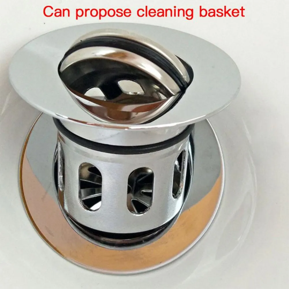 1pc Drain Filters Copper Bounce Core Basket Shower Floor Drain Hair Catcher Stopper Kitchen Drainer Bathroom Accessories
1pc Drain Filters Copper Bounce Core Basket Shower Floor Drain Hair Catcher Stopper Kitchen Drainer Bathroom Accessories