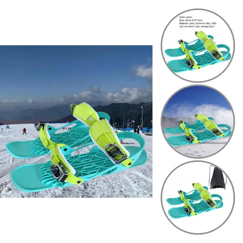 Short Ski Skates Multi-functional Short Ski Skates Short Snowblades Useful Mini Skis Shoes
Short Ski Skates Multi-functional Short Ski Skates Short Snowblades Useful Mini Skis Shoes