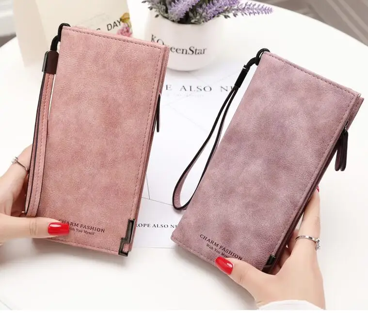 Женский матовый Кошелек для монет, простая Сумочка, женский длинный японский и корейский кошелек на молнии с пряжкой для студентов, Porte Monnaie ... 
Женский матовый Кошелек для монет, простая Сумочка, женский длинный японский и корейский кошелек на молнии с пряжкой для студентов, Porte Monnaie ...