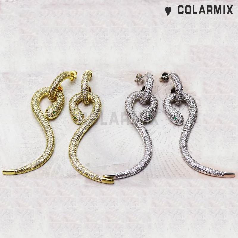 4 pairs S shape dangle earrings mix colors zircon drop earrings fashion zircon earrings for women fashion accessories 51188
4 pairs S shape dangle earrings mix colors zircon drop earrings fashion zircon earrings for women fashion accessories 51188
