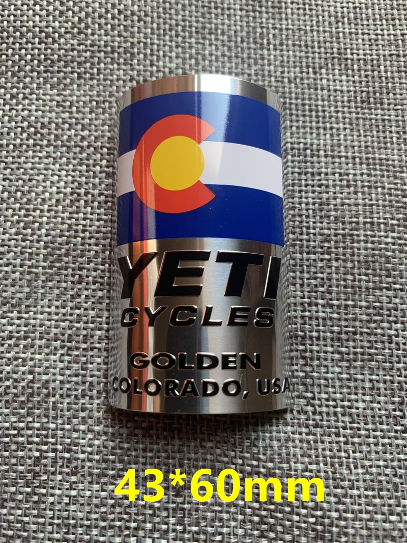 2x YETI vintage classic Bike Head Badge Aluminum Decals Stickers For MTB BMX Folding Bicycle Frame Cycling Accessories emblem
2x YETI vintage classic Bike Head Badge Aluminum Decals Stickers For MTB BMX Folding Bicycle Frame Cycling Accessories emblem