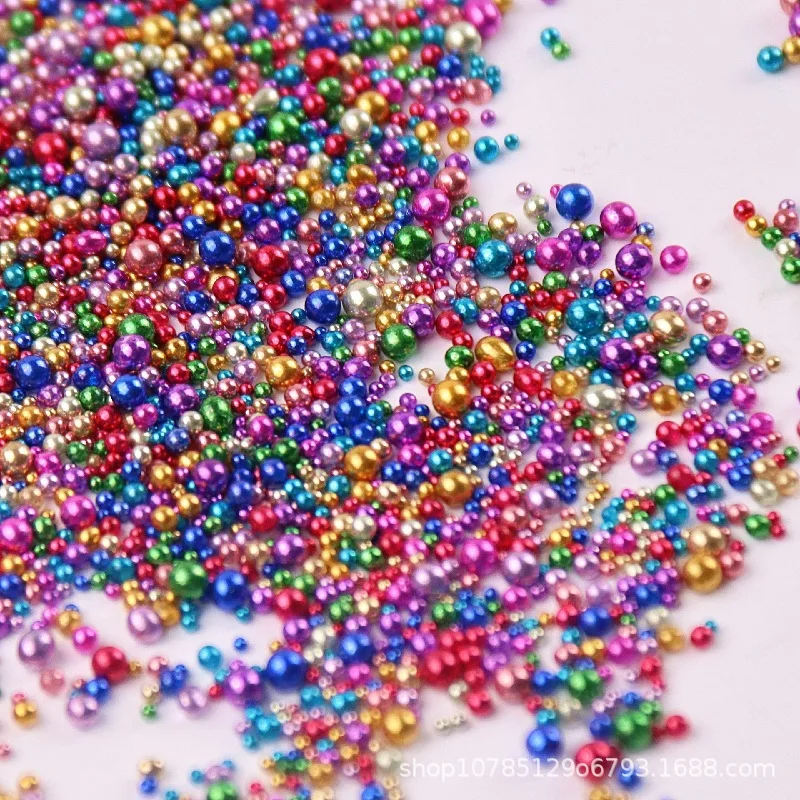 Non-porous Metallic Beads Plating Colored Glass Bubble Beads DIY Nail Art Quicksand Stationery Beads Wholesale Spot
Non-porous Metallic Beads Plating Colored Glass Bubble Beads DIY Nail Art Quicksand Stationery Beads Wholesale Spot
