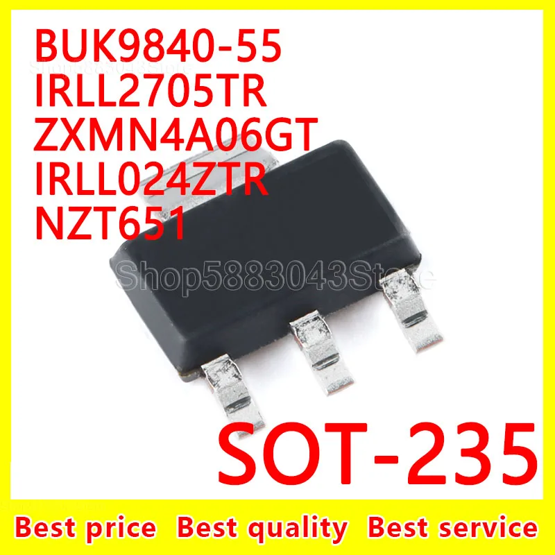(10 шт.) 100% Новые оригинальные фотообои IRLL2705TR ZXMN4A06GT IRLL024ZTR NZT651 SOT-223
(10 шт.) 100% Новые оригинальные фотообои IRLL2705TR ZXMN4A06GT IRLL024ZTR NZT651 SOT-223