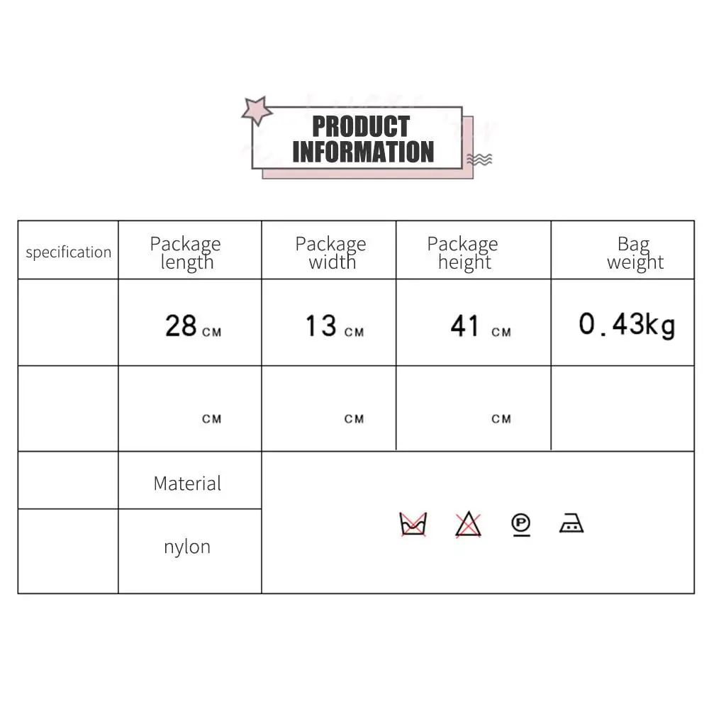 Nylon Waterproof Shoulder Bags School Backpack Travel Backpacks FASHION for Girls Zipper Student Popular Large Capacity Female
Nylon Waterproof Shoulder Bags School Backpack Travel Backpacks FASHION for Girls Zipper Student Popular Large Capacity Female