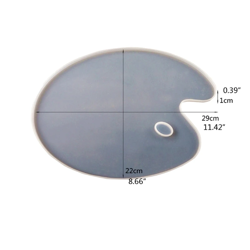 Handmade Paint Palette Resin Casting Mold 10 x 8 Inches Oval shape Art Palette Resin Mold DIY Art Craft Painting Molds
Handmade Paint Palette Resin Casting Mold 10 x 8 Inches Oval shape Art Palette Resin Mold DIY Art Craft Painting Molds