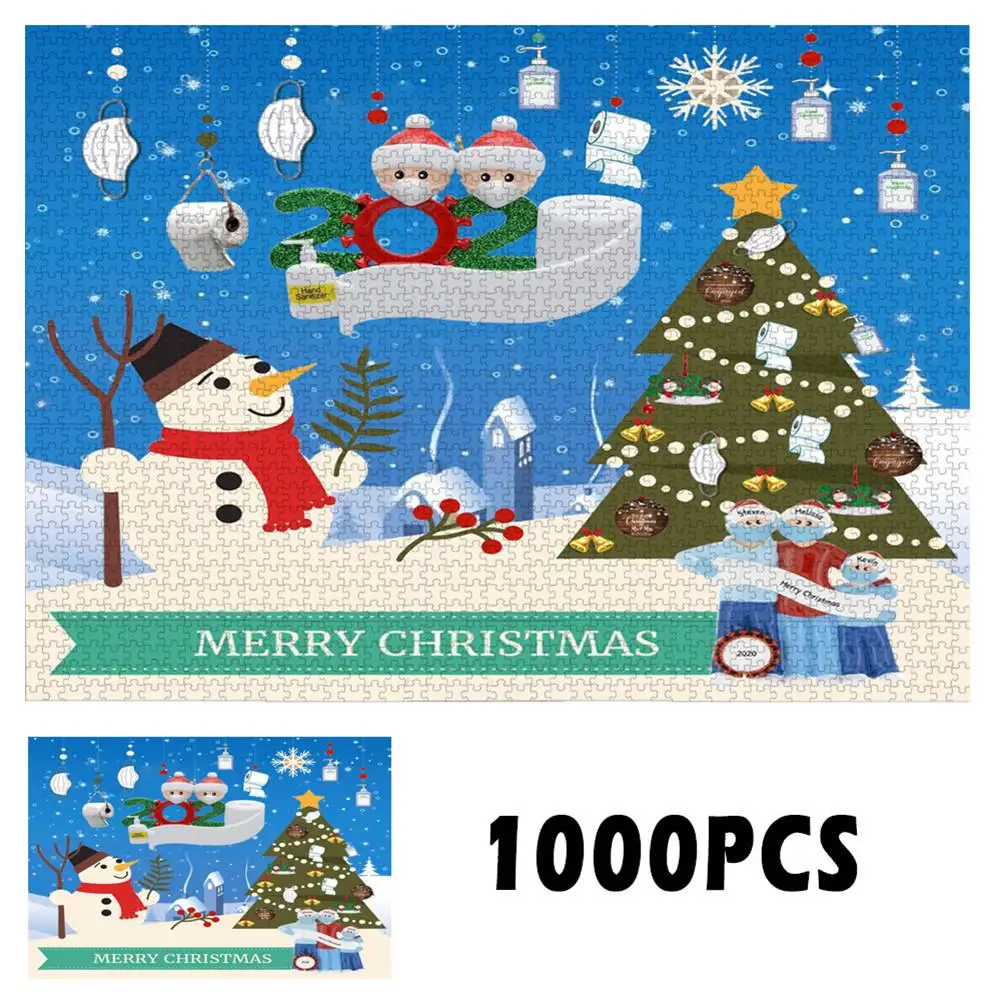 1000Pcs Adult Kids Puzzle Jigsaw Christmas Tree Santa Claus Snowman Toy Gift
1000Pcs Adult Kids Puzzle Jigsaw Christmas Tree Santa Claus Snowman Toy Gift