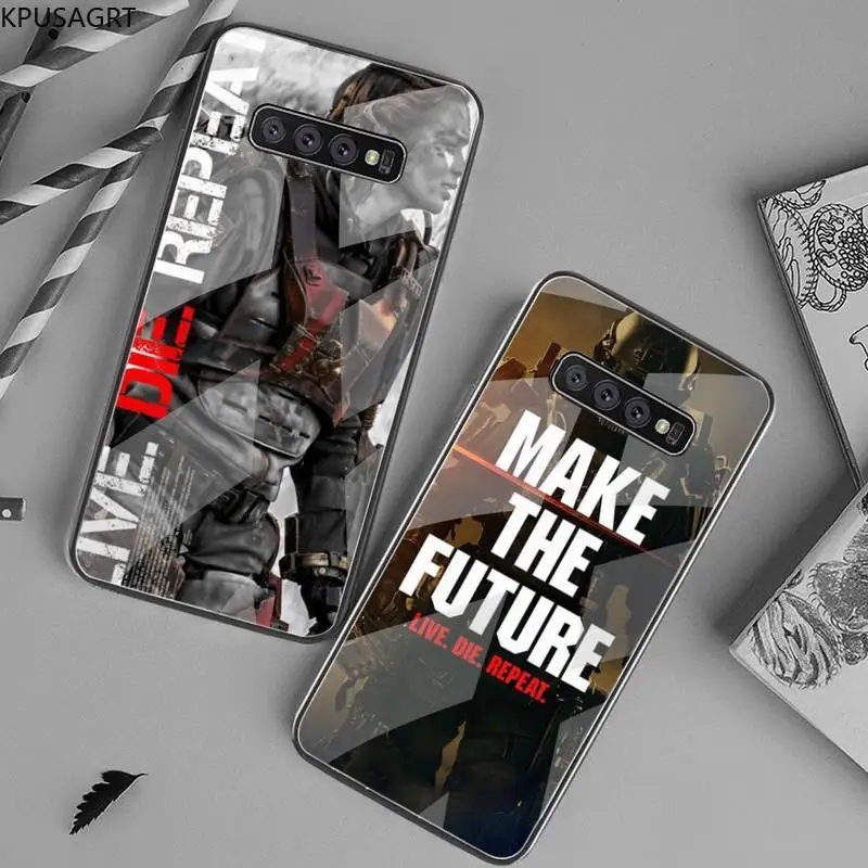 KPUSAGRT Live Die Repeat Black Cell Phone Case Tempered Glass For Samsung S20 Plus S7 S8 S9 S10 Plus Note 8 9 10 Plus
KPUSAGRT Live Die Repeat Black Cell Phone Case Tempered Glass For Samsung S20 Plus S7 S8 S9 S10 Plus Note 8 9 10 Plus