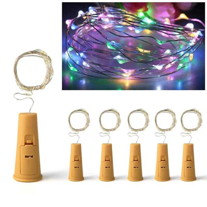 6PCS 20LED DIY Wine Bottle Fairy String Lights Battery Cork Shaped Wedding Party Wire Fairy Mini String Light For Party
6PCS 20LED DIY Wine Bottle Fairy String Lights Battery Cork Shaped Wedding Party Wire Fairy Mini String Light For Party