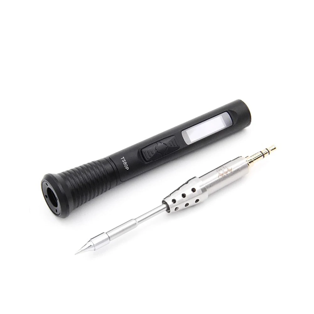 

TS80P main Electric Soldering Iron Adjustable Temperature Portable Digital Solder Station OLED Display USB Type C PD2.0 QC3.0