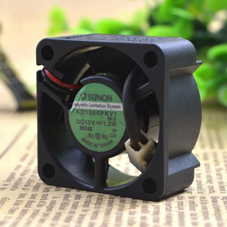 Оригинальный подлинный для SUNON standard 4 см KD 1204 PKV 1 4024 12 в 2 Вт две линии|Кулеры и