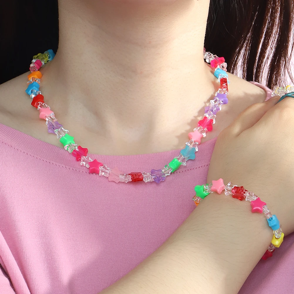 Dvacaman Bohemia Rainbow Beaded Necklace Vintage Fashion Simple Acrylic Resin Cute Bracelet Bijoux Dropshipping Clavicle Jewerly
Dvacaman Bohemia Rainbow Beaded Necklace Vintage Fashion Simple Acrylic Resin Cute Bracelet Bijoux Dropshipping Clavicle Jewerly