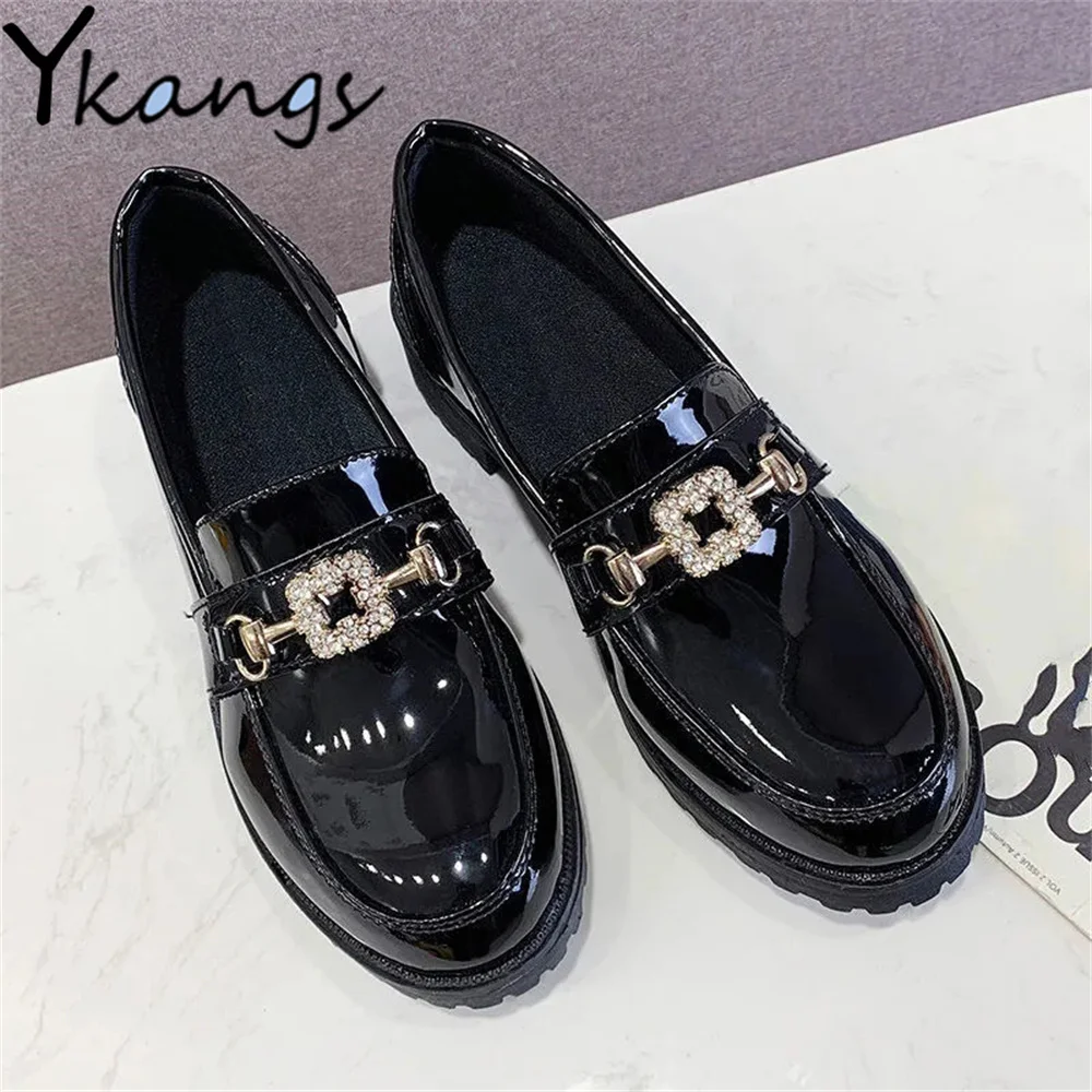Female Shoes Preppy Style Women Single Shoes Fashion Mary Janes Round Toe Metal Oxfords Shoes Trend Casual Ladies Sneakers Shoes
Female Shoes Preppy Style Women Single Shoes Fashion Mary Janes Round Toe Metal Oxfords Shoes Trend Casual Ladies Sneakers Shoes