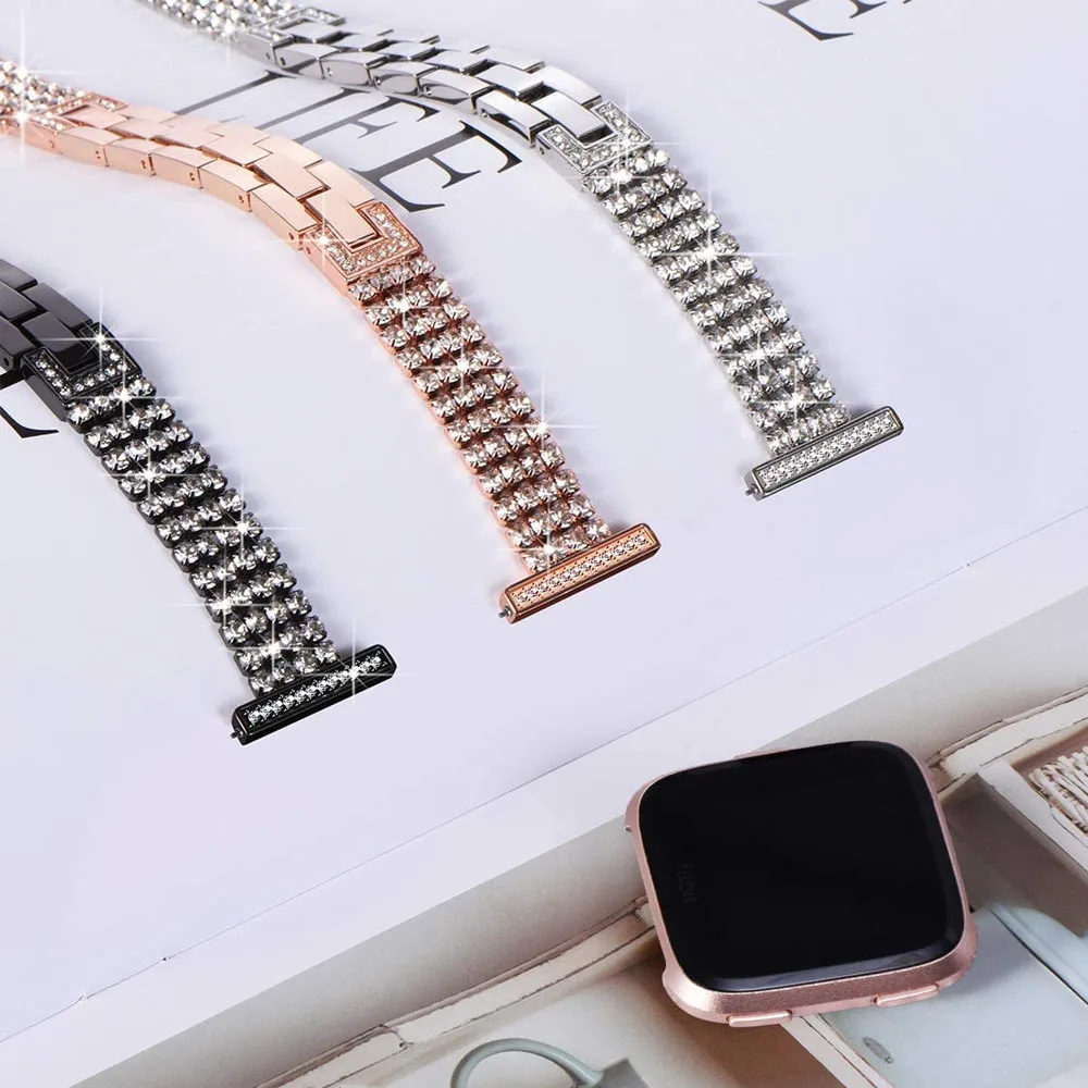 Luxury Woman Bracelet for Fitbit Versa/Versa 2/Versa Lite Smartwatch Strap for Fitbit Versa 3 Sense Wristband Accessories Bling
Luxury Woman Bracelet for Fitbit Versa/Versa 2/Versa Lite Smartwatch Strap for Fitbit Versa 3 Sense Wristband Accessories Bling