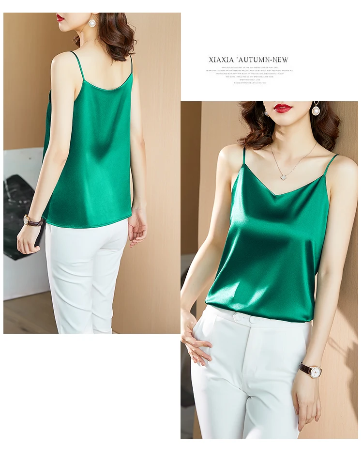 Summer Korean Fashion Chiffon Tank Top Women Office Lady Spaghetti Strap Tank Top Plus Size XXXL/5XL Clothing for Women
Summer Korean Fashion Chiffon Tank Top Women Office Lady Spaghetti Strap Tank Top Plus Size XXXL/5XL Clothing for Women