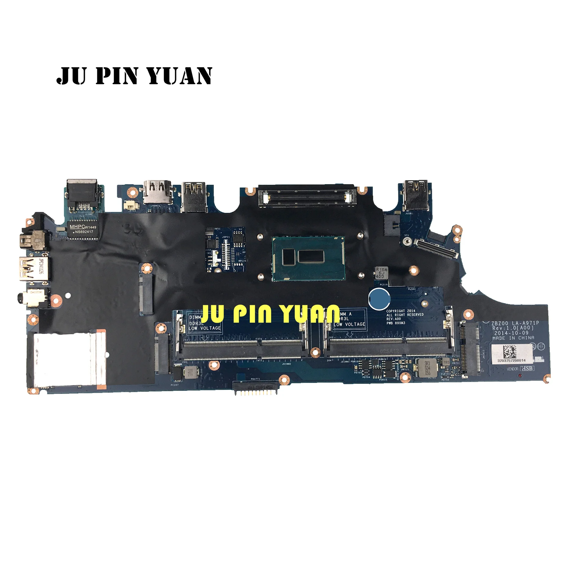 Материнская плата для ноутбука DELL Latitude E7250 CN-02PVP8 02PVP8 2PVP8 ZBZ00, с процессором I3-5010U DDR3, полностью протестирована
Материнская плата для ноутбука DELL Latitude E7250 CN-02PVP8 02PVP8 2PVP8 ZBZ00, с процессором I3-5010U DDR3, полностью протестирована