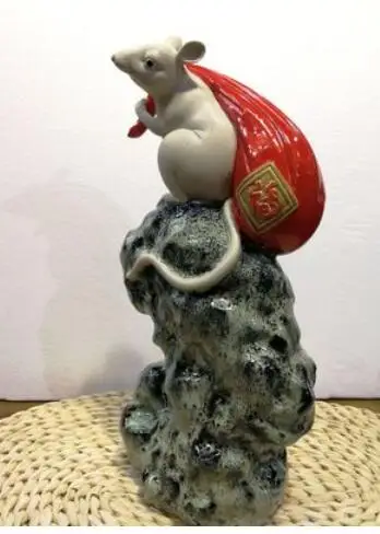Mouse twelve zodiac display pieces Year goods revenue into Shek Wan ceramic doll handicraft luxury Animal Sculpture statue
Mouse twelve zodiac display pieces Year goods revenue into Shek Wan ceramic doll handicraft luxury Animal Sculpture statue