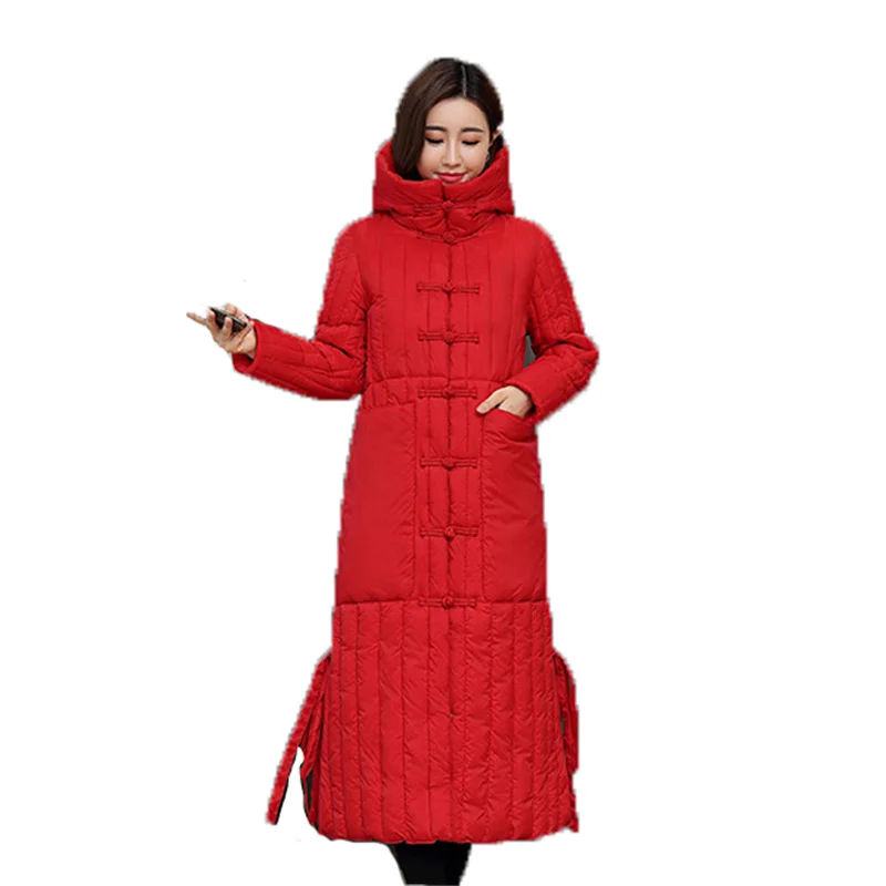 2021 New Mother's Down Cotton Coat Winter Fashion Hooded Keep Warm Temperament Long Plus Size Loose Outerwear Tops Female GH738
2021 New Mother's Down Cotton Coat Winter Fashion Hooded Keep Warm Temperament Long Plus Size Loose Outerwear Tops Female GH738