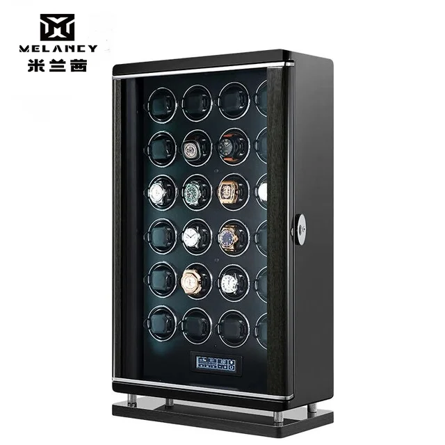 Автоматические Роскошные 24 слота часы Winder Box Аксессуары Часы Дисплей