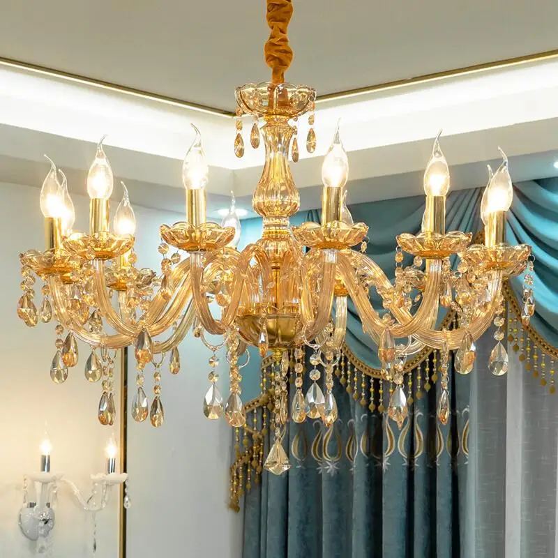 Modern Crystal Chandelier Ceiling Lighting For Living Dining Room Bedroom hanglamp Crystal LED lustre chandeliers luminiare
Modern Crystal Chandelier Ceiling Lighting For Living Dining Room Bedroom hanglamp Crystal LED lustre chandeliers luminiare
