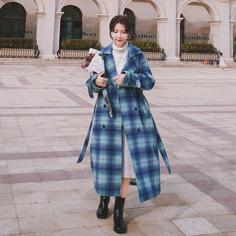 Winter 2020 Long Women Woolen Coat Casual Fashion Office Women's Clothing Thick Warm High-quality Wool Blend Jacket
Winter 2020 Long Women Woolen Coat Casual Fashion Office Women's Clothing Thick Warm High-quality Wool Blend Jacket