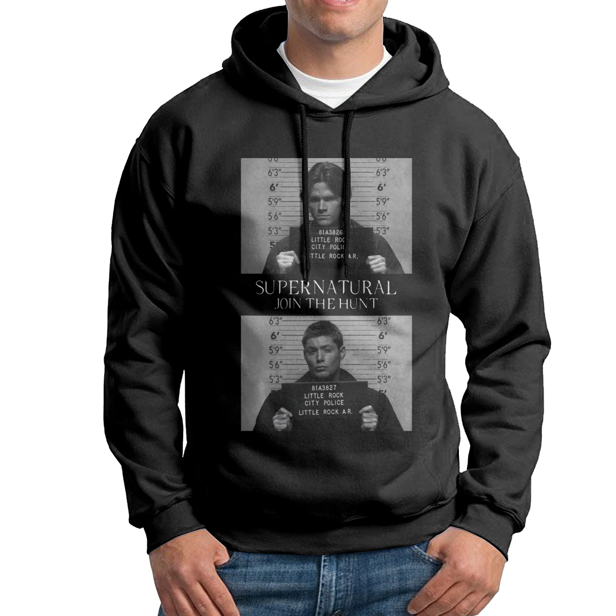 Сверхнатуральная Мужская толстовка Mugshot из чистого хлопка, забавные толстовки, уникальные пуловеры
Сверхнатуральная Мужская толстовка Mugshot из чистого хлопка, забавные толстовки, уникальные пуловеры