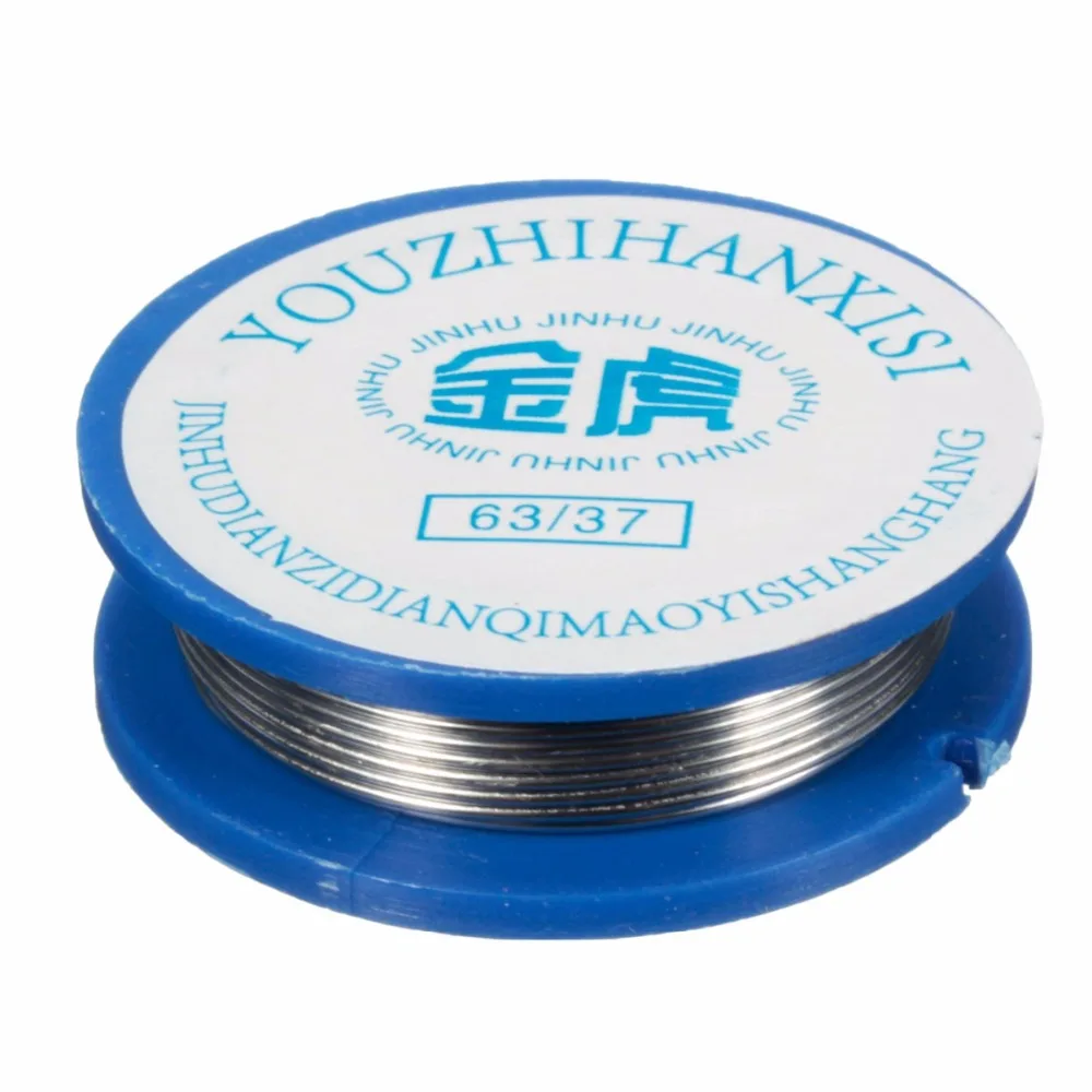 5pc 0.6mm 0.8mm 10g 63/37 Tin Lead Rosin Core Solder Soldering Wire Line Flux Welding Reel Content 2.0%
5pc 0.6mm 0.8mm 10g 63/37 Tin Lead Rosin Core Solder Soldering Wire Line Flux Welding Reel Content 2.0%